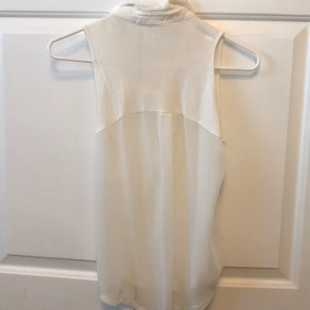 Button down blouse with Chiffon back - Picture 2 of 2
